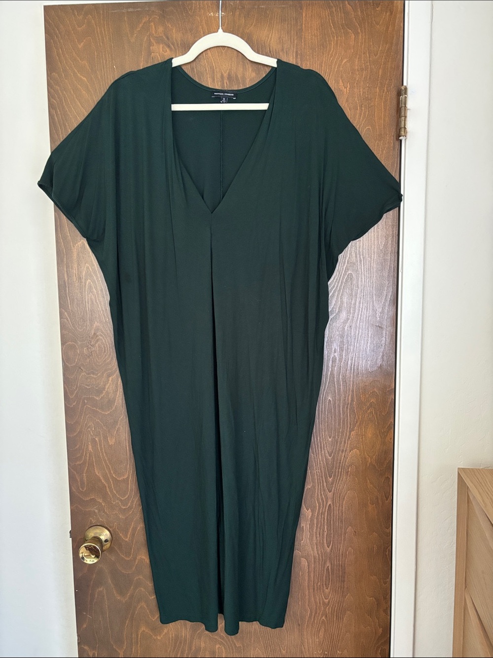 Universal Standard Teresa Liquid Jersey V Neck Dress S